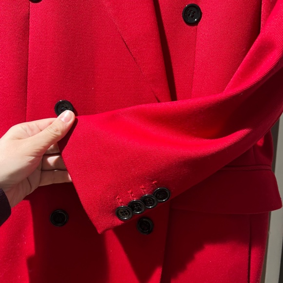 KOOPLES RED COAT WOOL - Picture 3 of 5